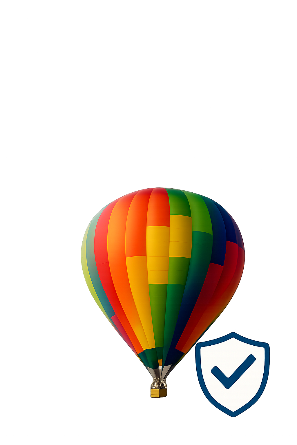 Ícono de globo aerostático